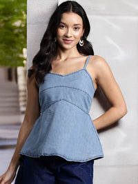 DressBerry Chambray A-Line Shirt