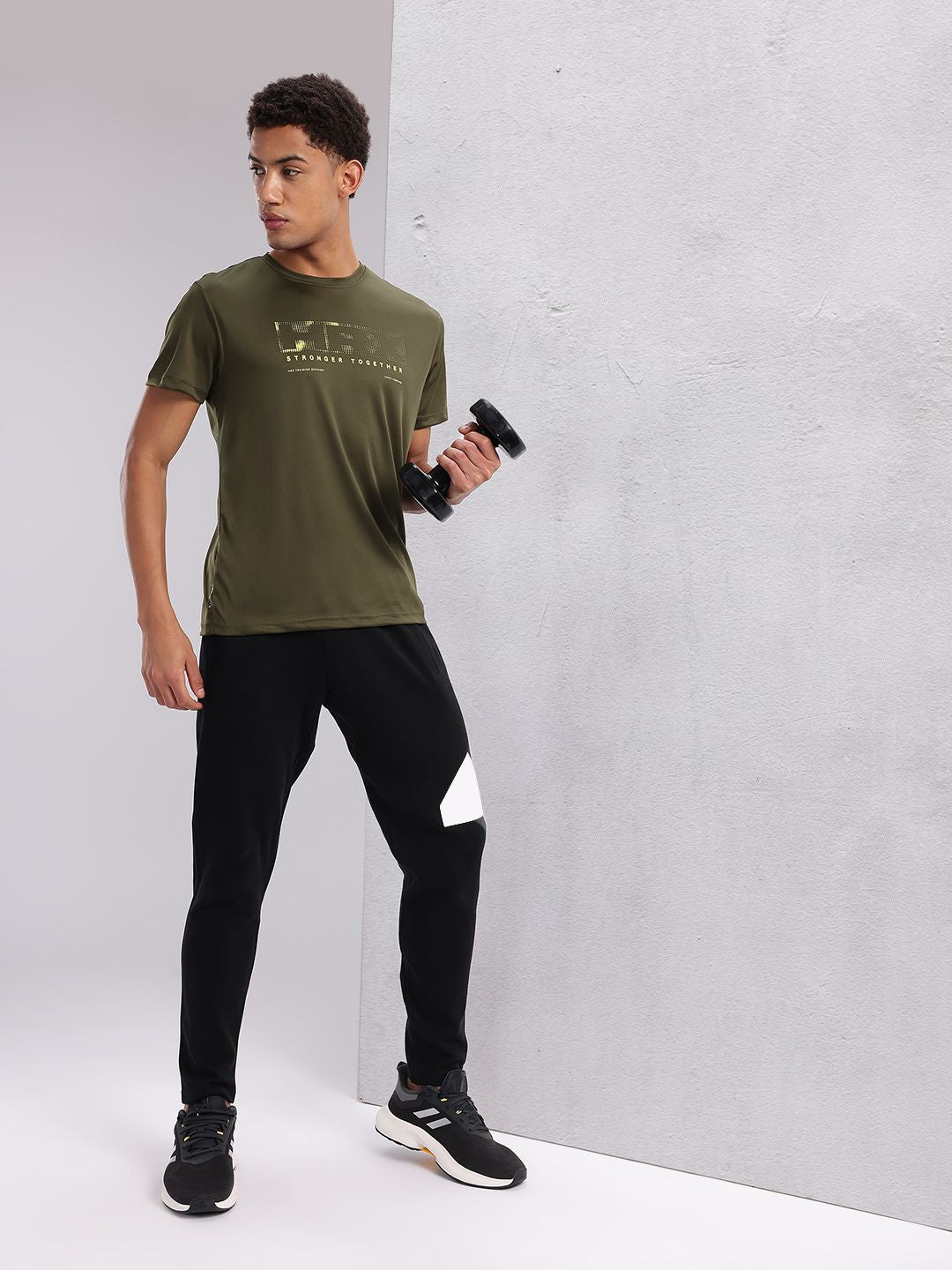 HRX by Hrithik Roshan Typography Print Rapid-Dry Training T-shirt