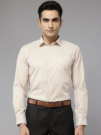 Park Avenue Slim Fit Pinstriped Formal Shirt