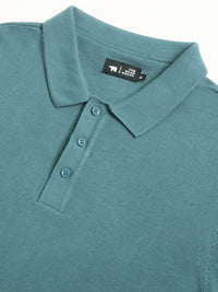 THE BEAR HOUSE Polo Collar Short Sleeves Cotton T-shirt