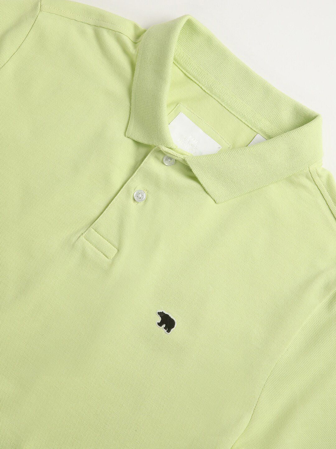 THE BEAR HOUSE Polo Collar Slim Fit Cotton T-shirt