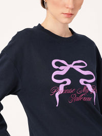 DressBerry Cotton Terry Relaxed Fit Sweatshirt
