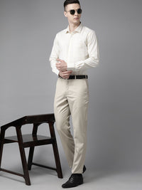 Park Avenue Men Pure Cotton Slim Fit Tartan Checked Formal Shirt