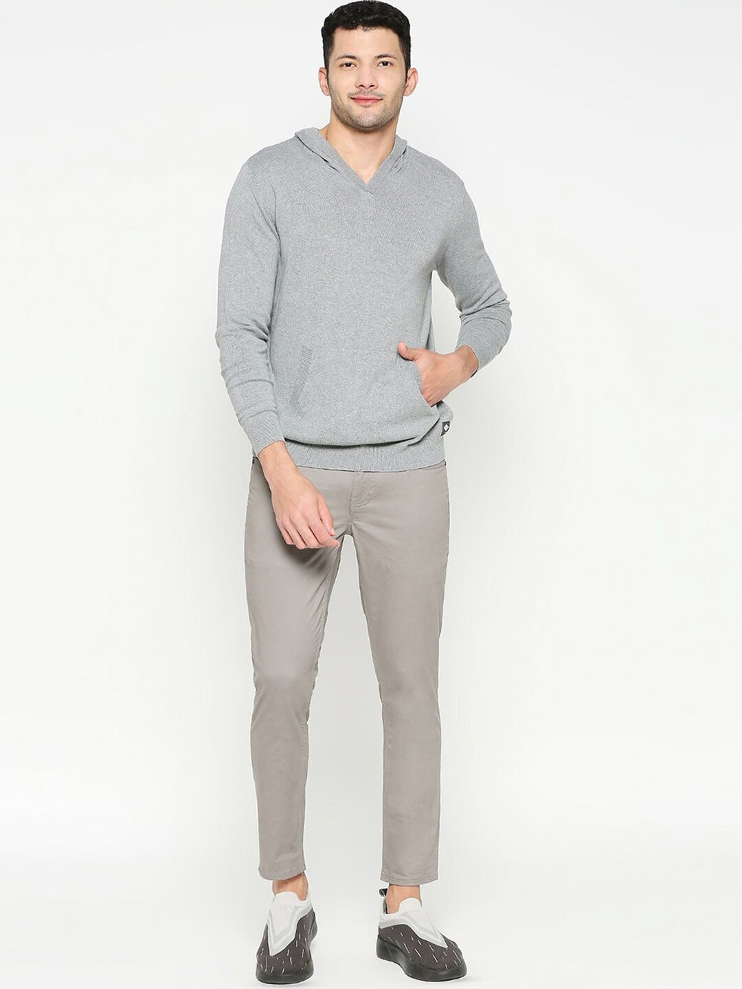 Being Human Long Sleeves Hooded Pullover