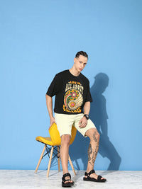 DILLINGER Printed Pure Cotton Oversized T-shirt