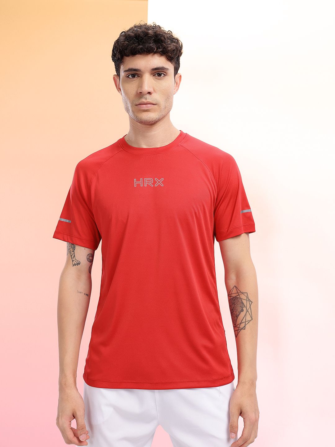 HRX by Hrithik Roshan Printed Rapid-Dry Training T-shirt