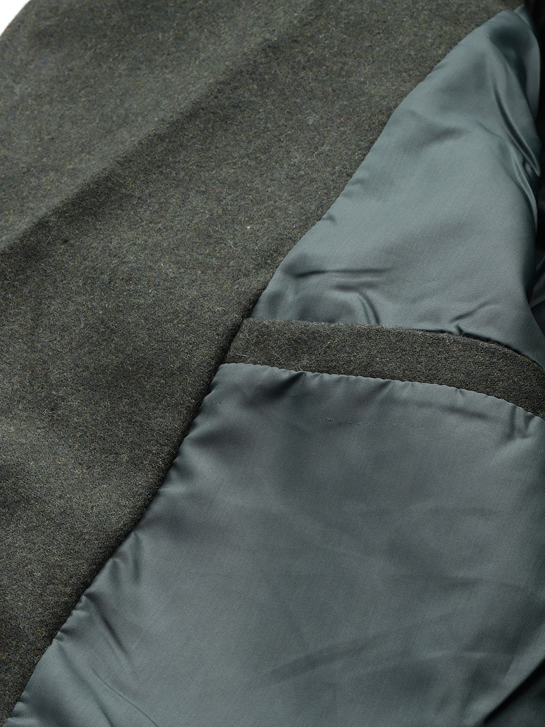 all about you Notched Lapel Collar Longline Trench Coat