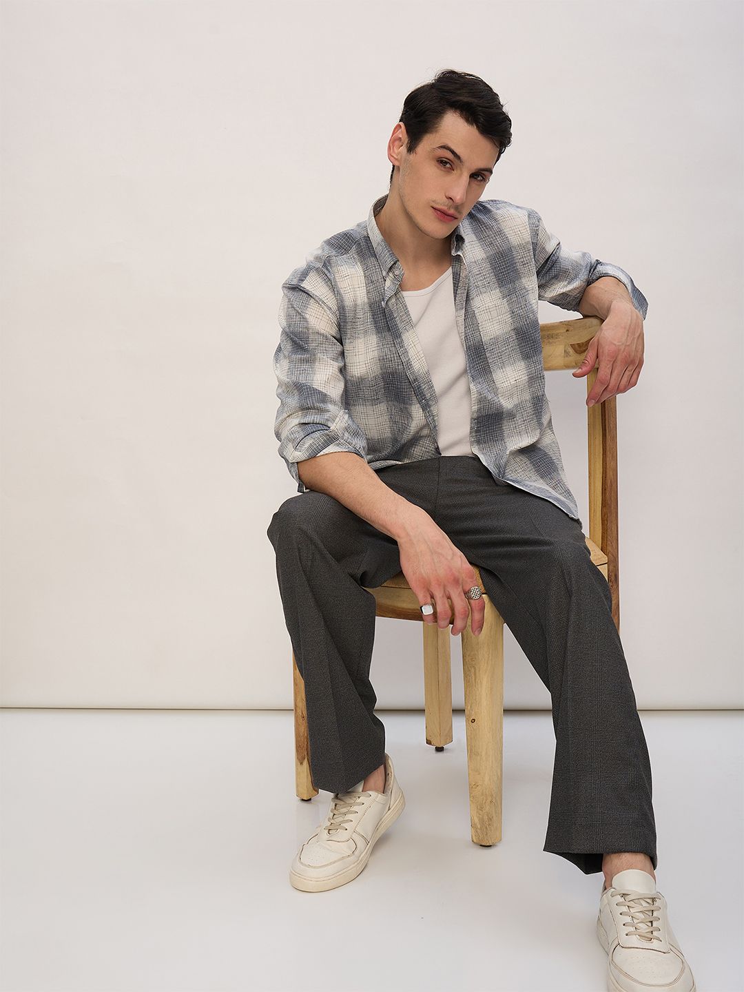 DENNISON Men Korean Loose Fit Casual Trouser