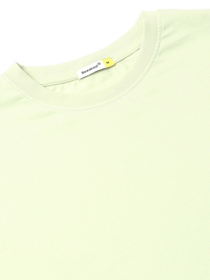 Bewakoof Green Charlie Jap Graphic Printed Oversized T-shirt