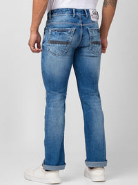 SPYKAR Men Rafter Relaxed Fit Mildly Distressed Light Fade Cotton Jeans