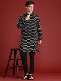 Anouk Printed Pure Cotton Kurta with Trousers
