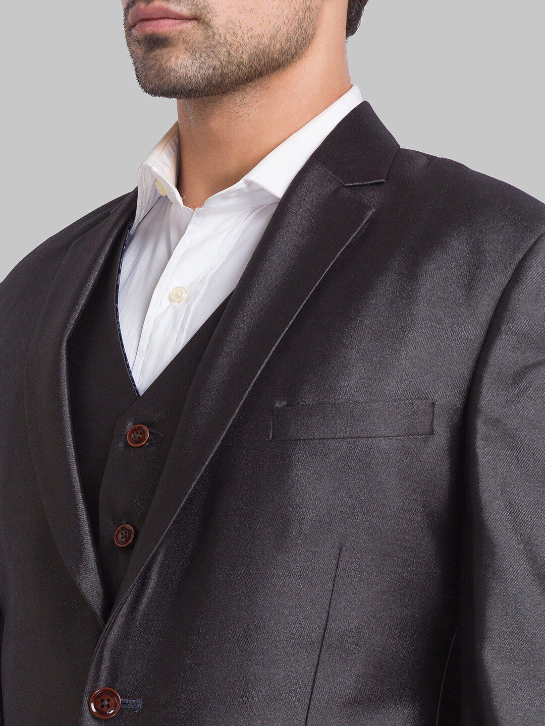 Park Avenue Men Super Slim-Fit Single Breasted 3 Pc Suits