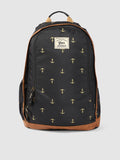 Gear Unisex Black Anchor Print Laptop Backpack