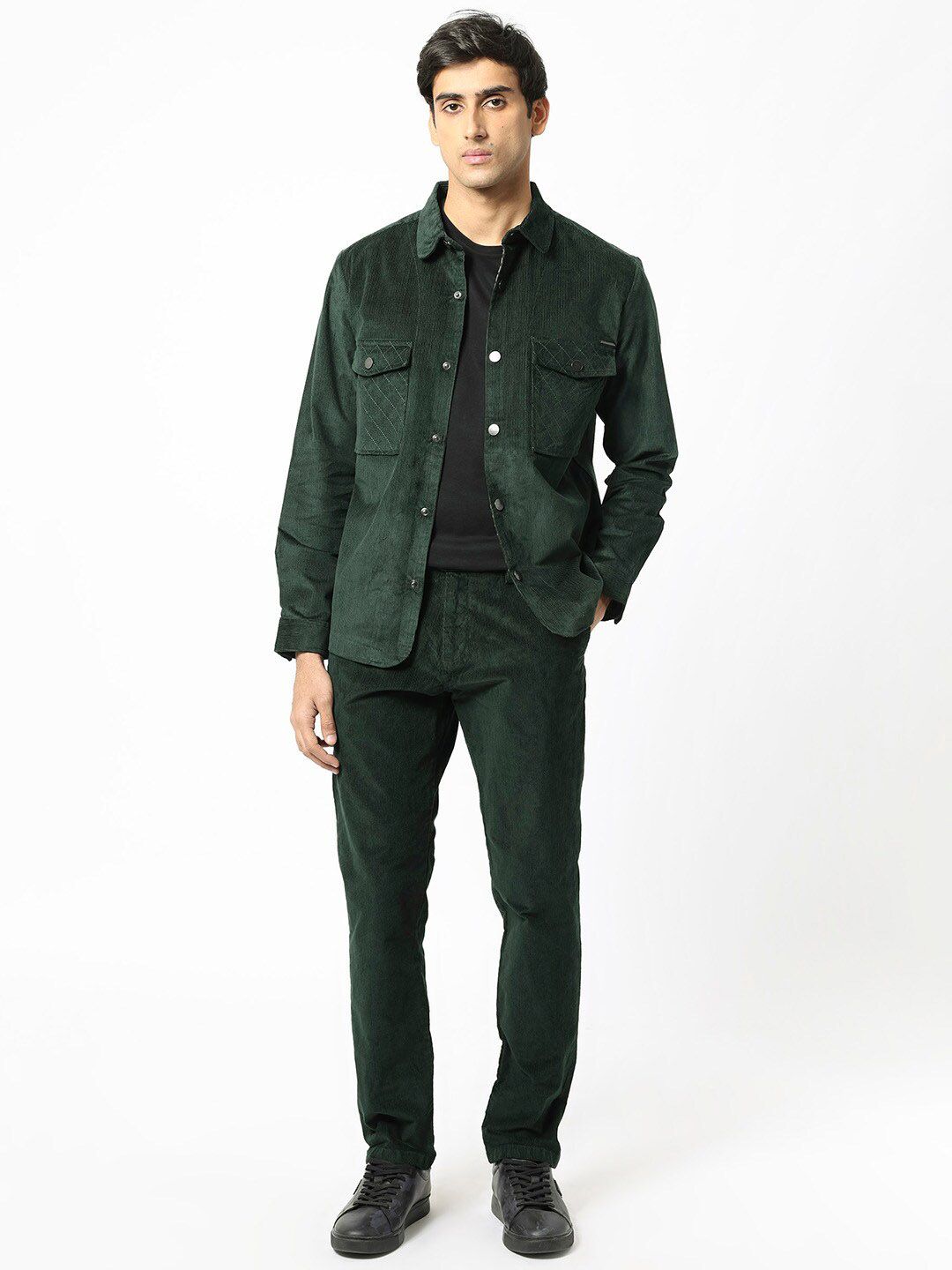 RARE RABBIT Men Upto Tailored Fit Spread Collar Jacket