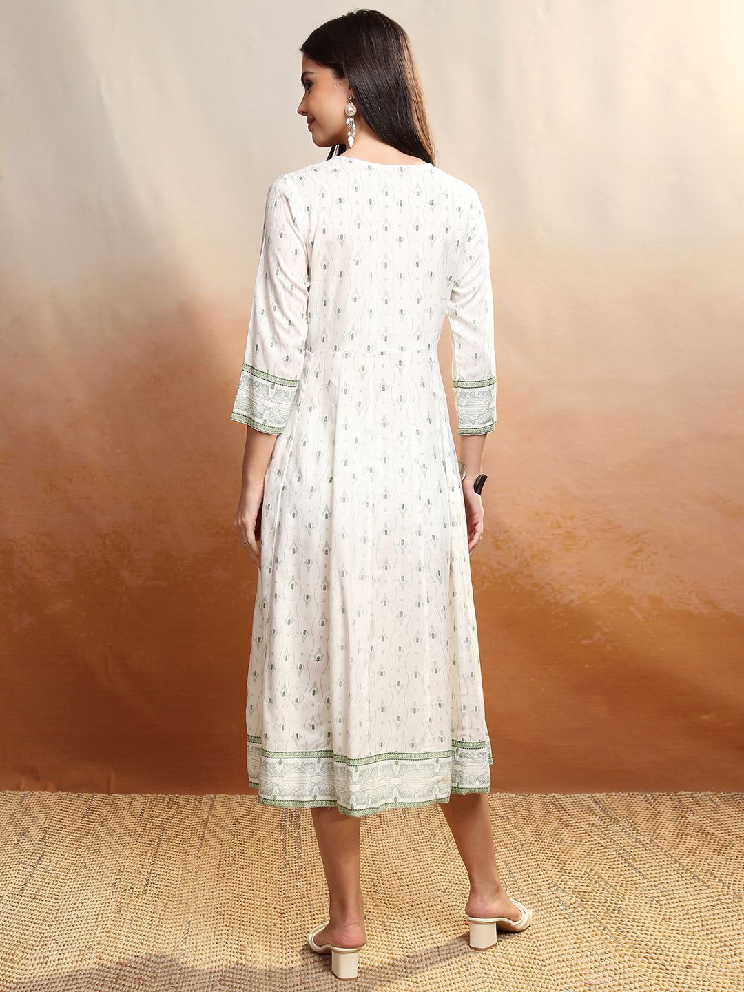 Vishudh A-Line Midi Dress
