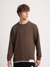 THE BEAR HOUSE Round Neck Long Sleeves Relaxed Fit T-shirt