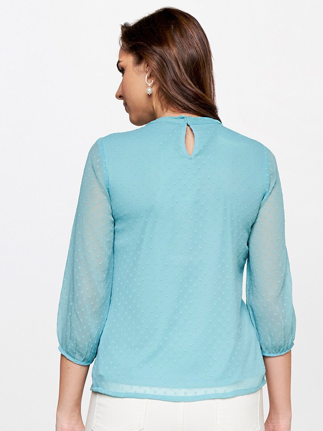 AND Keyhole Neck Top