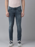SPYKAR Men Kano Slim Fit Heavy Fade Stretchable Jeans