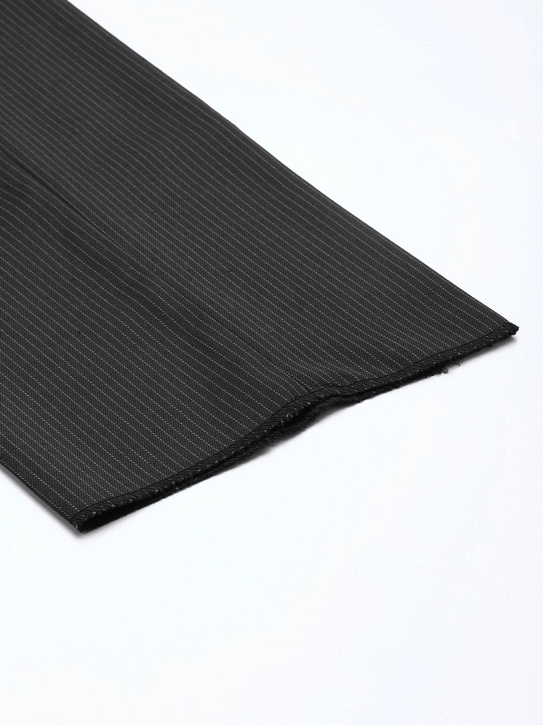 Raymond Men Striped Slim Fit Formal Trousers