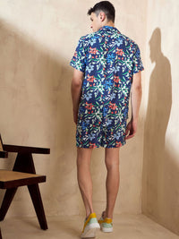 DENNISON Floral Printed Oversized Co Ords Set