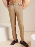 DENNISON Men Smart Tapered Fit Easy Wash Trouser