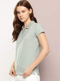 DILLINGER Women Regular Fit Short Sleeve Polo Tshirt