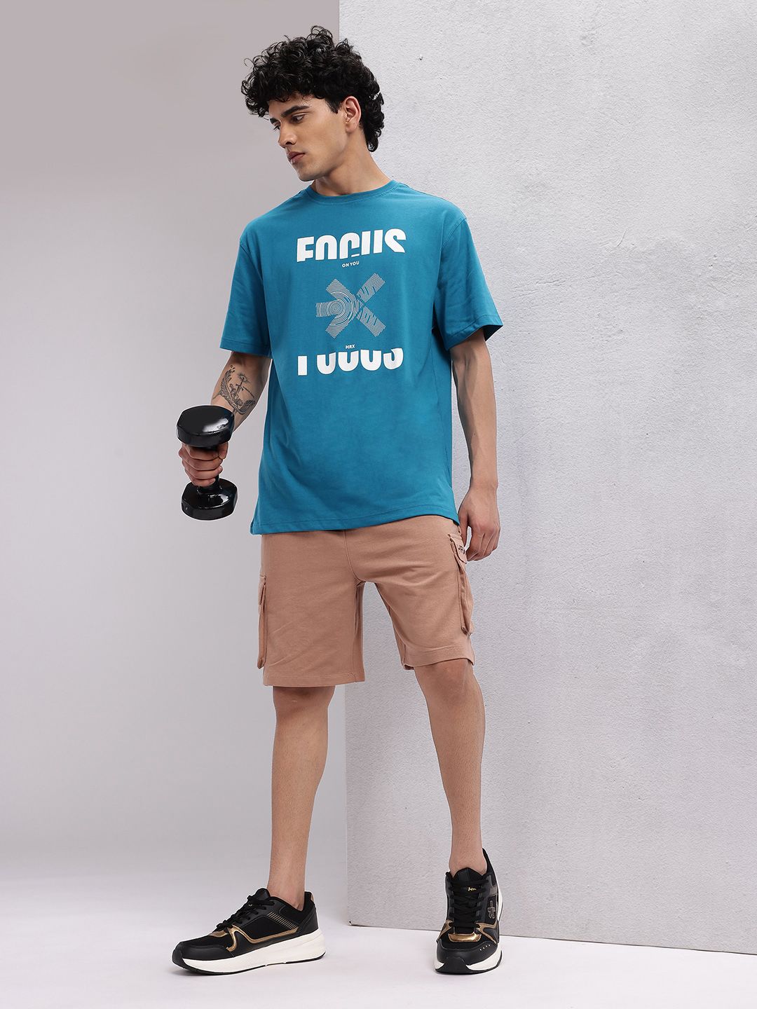 HRX by Hrithik Roshan Men Printed Training T-shirt