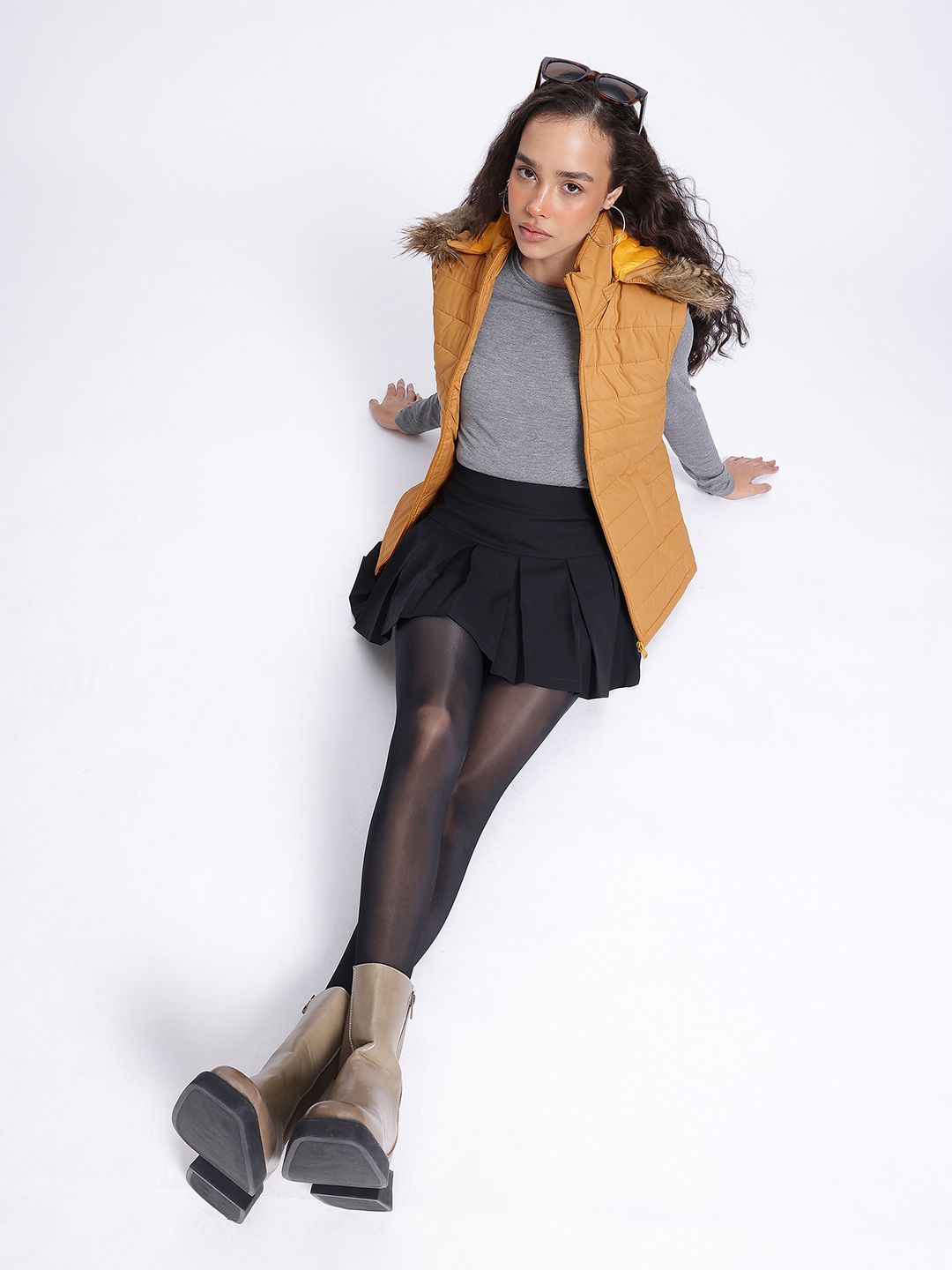 DressBerry Pristine Parka Gilet Jacket