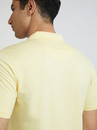Park Avenue Cotton Rich Striped Polo Collar Slim Fit T-shirt