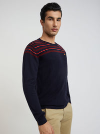 Raymond Men Navy Blue Pullover