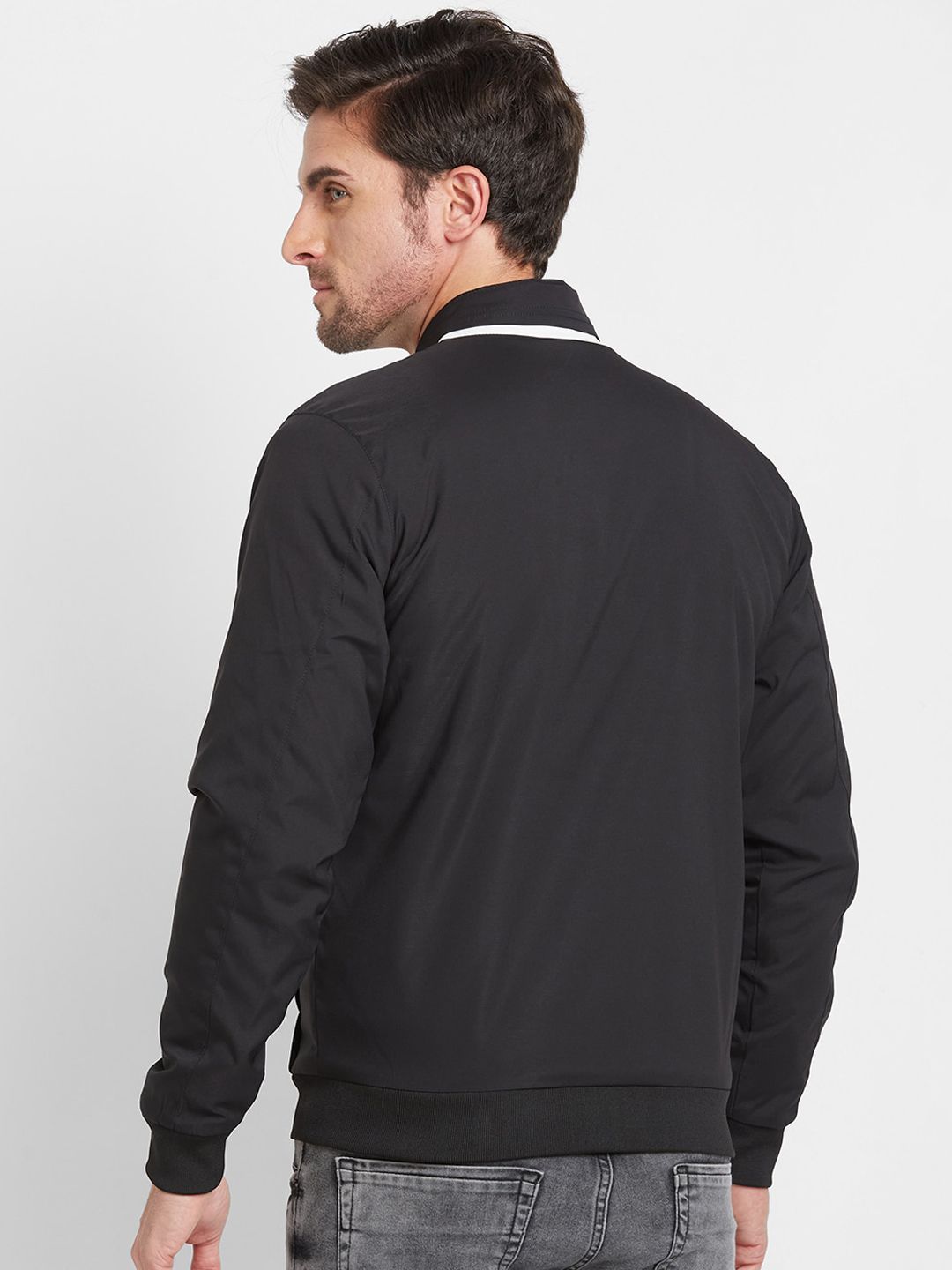 Being Human Mock Collar Bomber Jacket