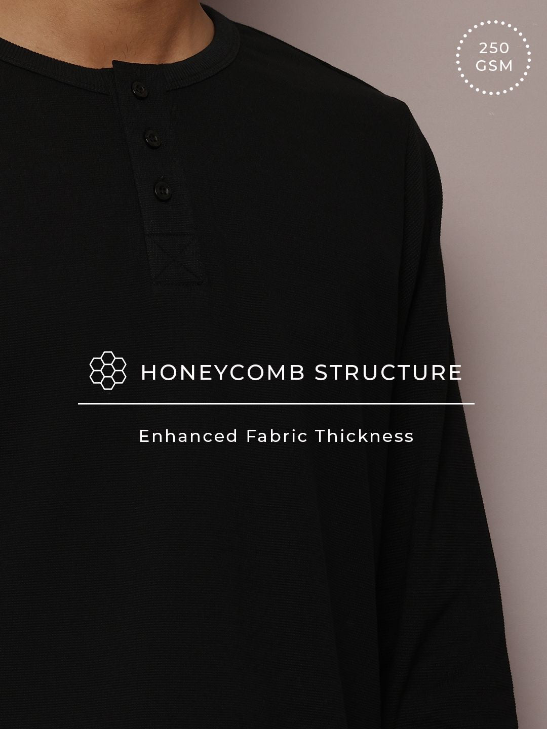 DILLINGER Men Henley Neck T-shirt