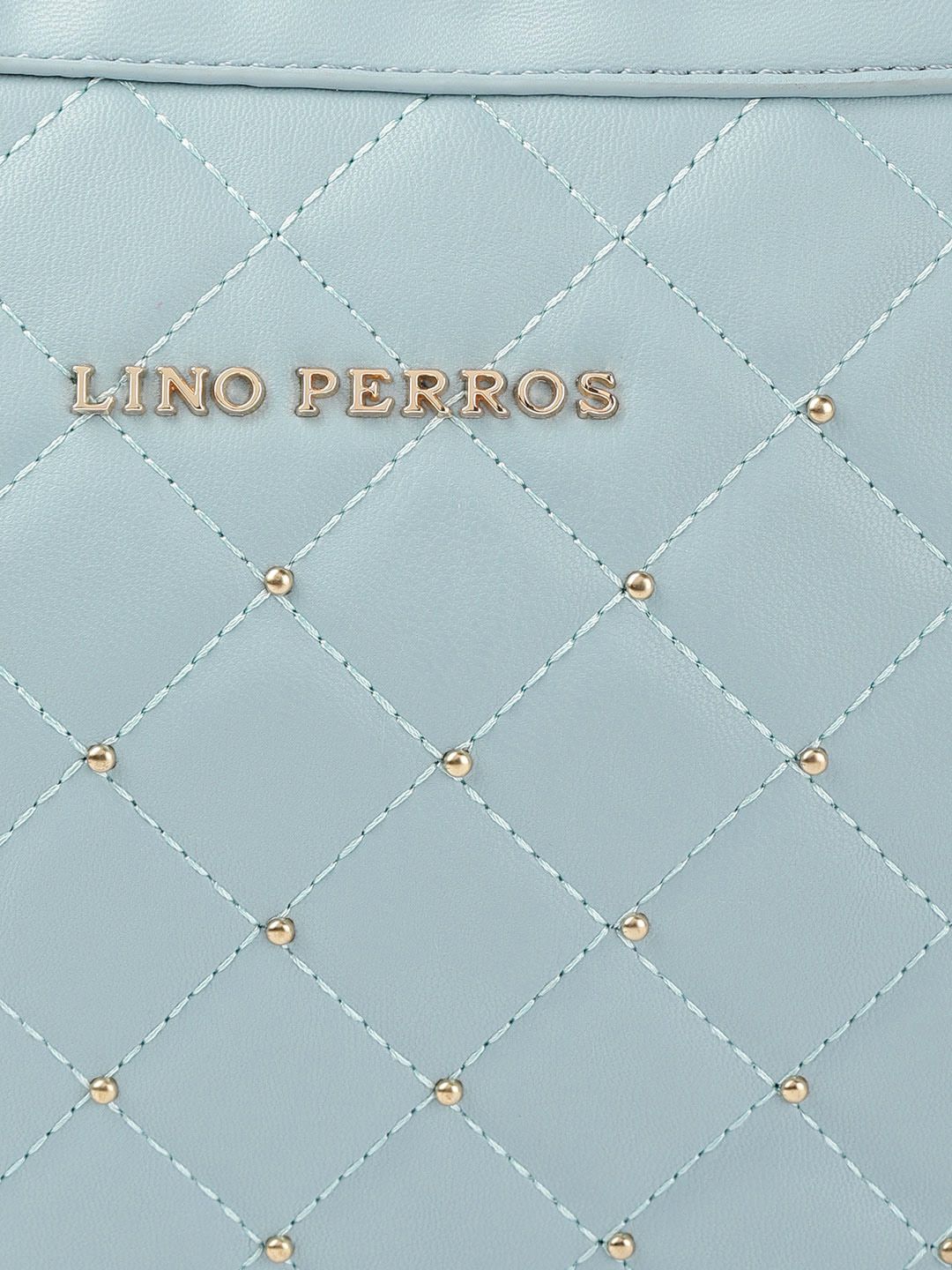 Lino Perros Women Blue Quilted Sling Bag