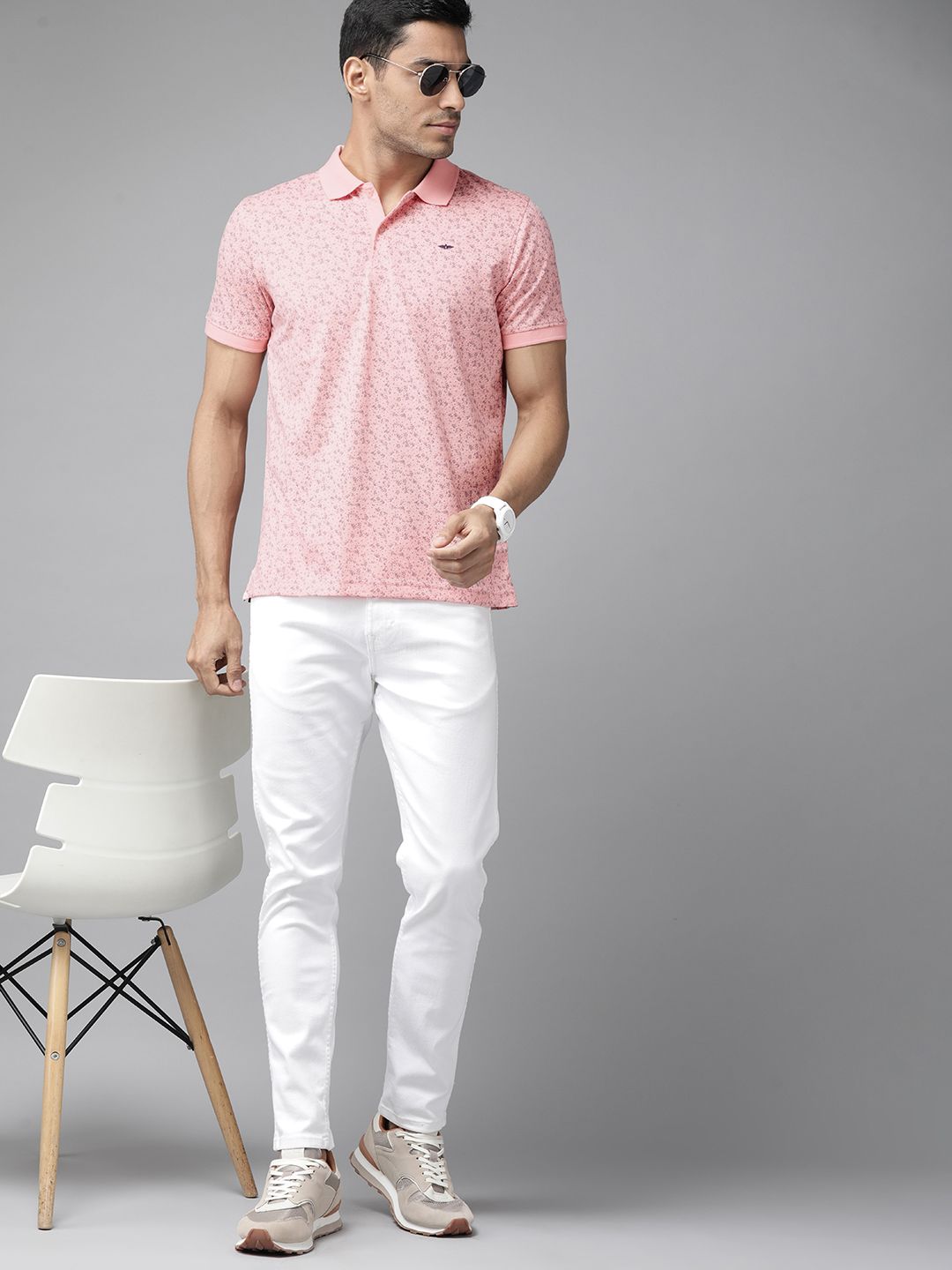 Park Avenue Cotton Rich Polo Collar Slim Fit T-shirt
