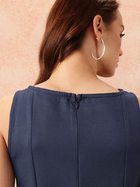 all about you Panelled A-Line Dress