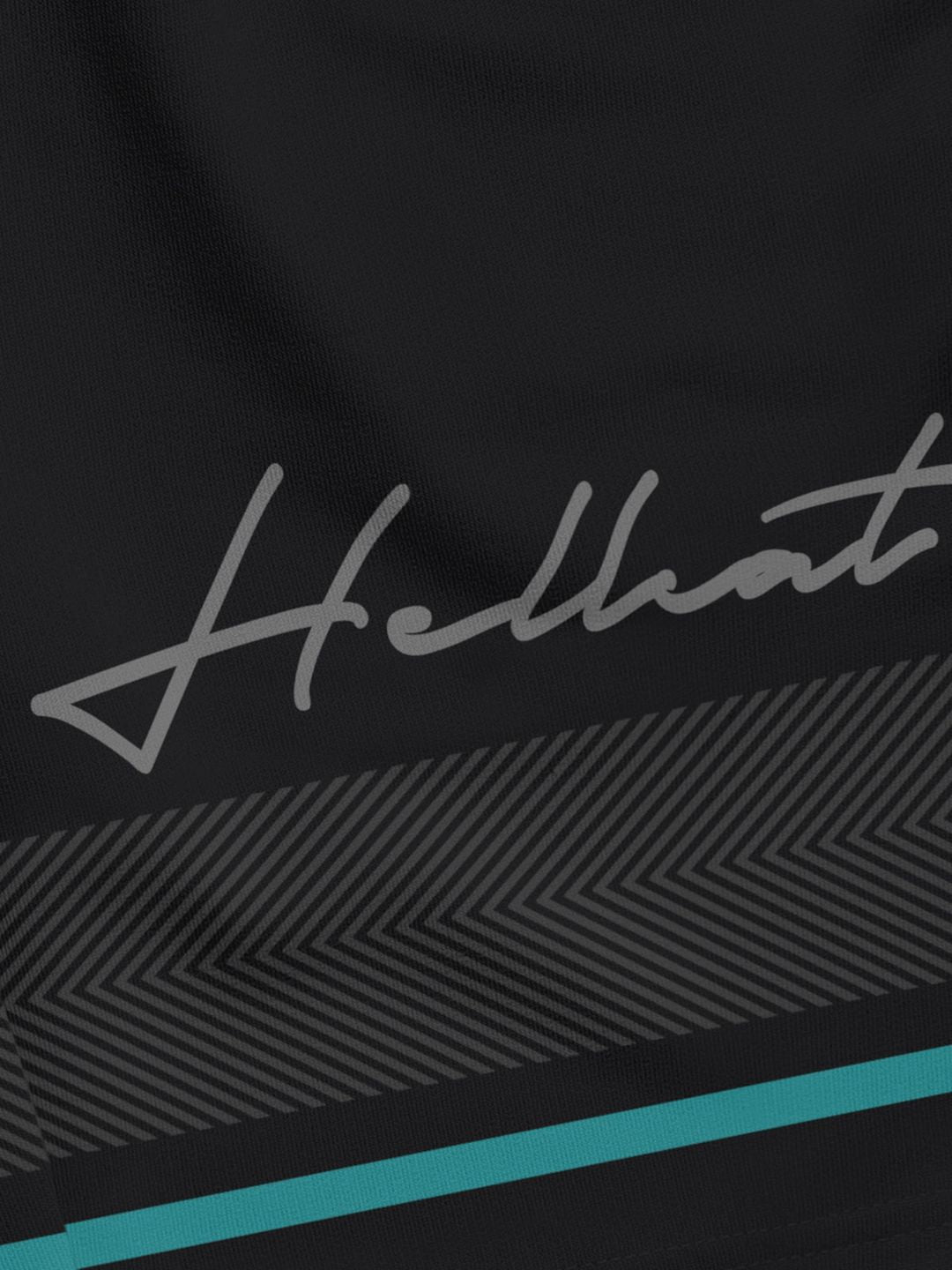 HELLCAT Boys Black Sports Shorts