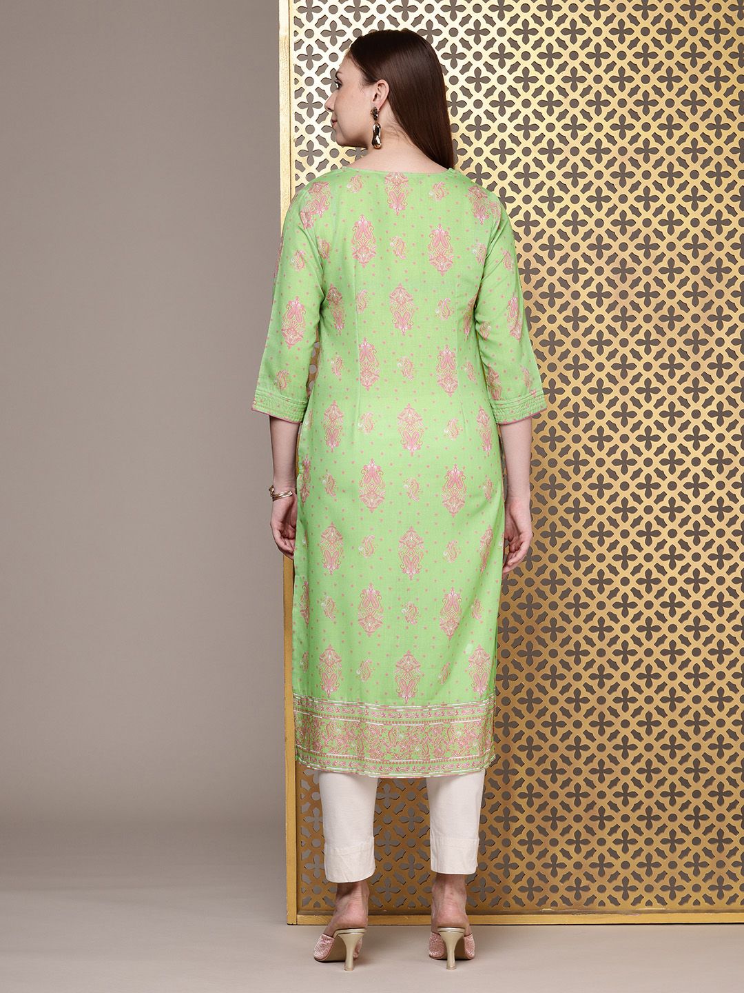 House of Pataudi Ethnic Motifs Printed Jashn Kurta