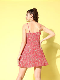 Berrylush Women Floral Bustier Dress