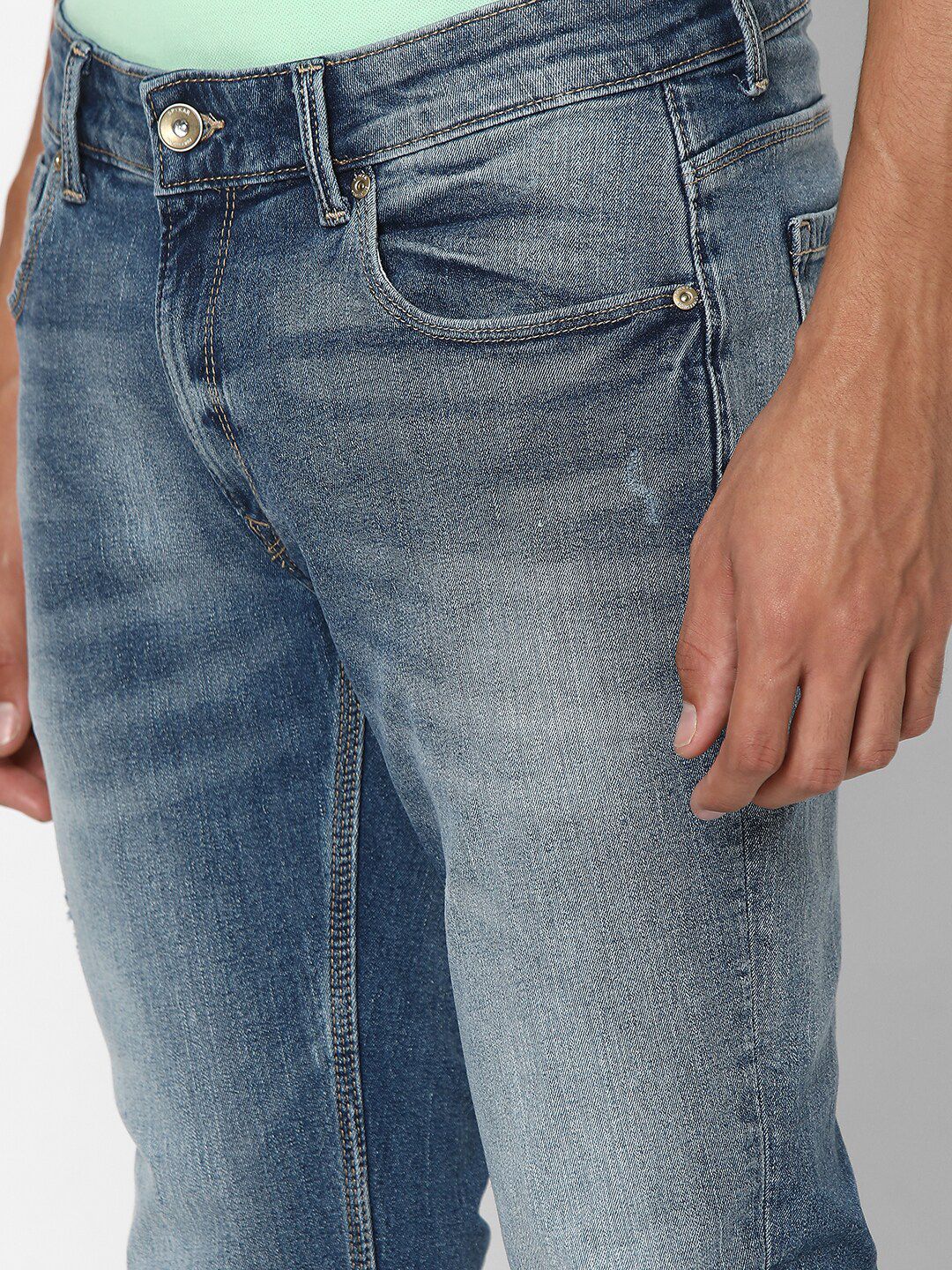 SPYKAR Men Mid-Rise Heavy Fade Jeans