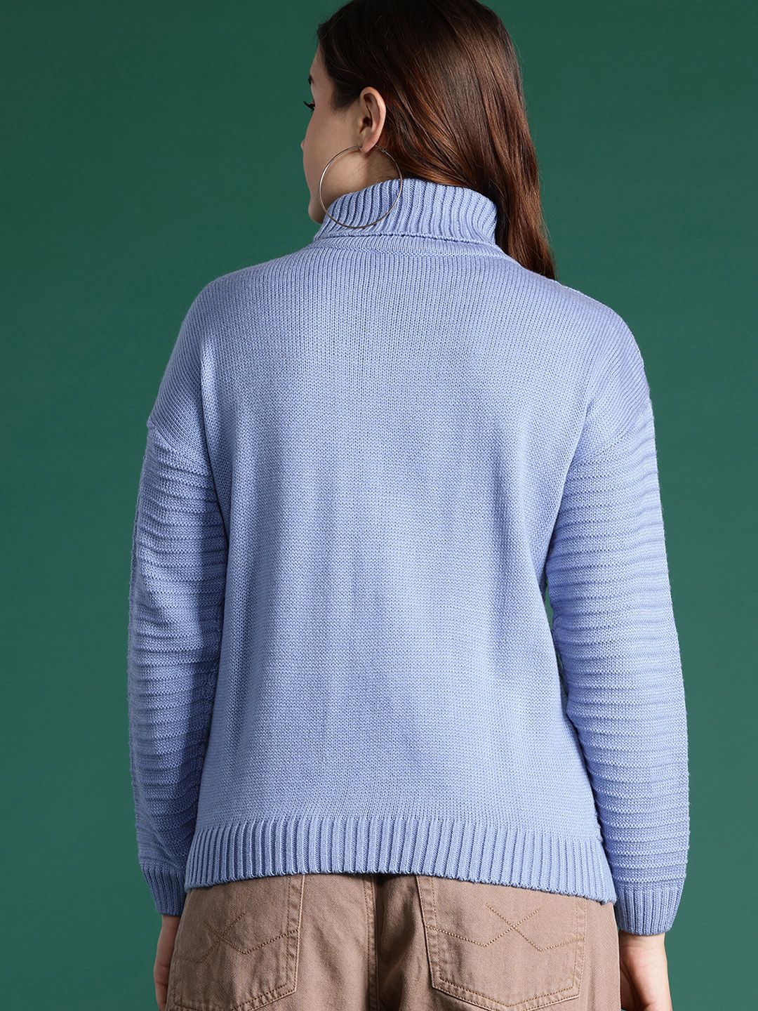 DressBerry Acrylic Cable Knit Pullover