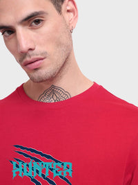 Bewakoof Graphic Printed Drop-Shoulder Sleeves Oversized Cotton T-shirt