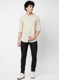 SPYKAR Men Linen Regular Fit Trousers