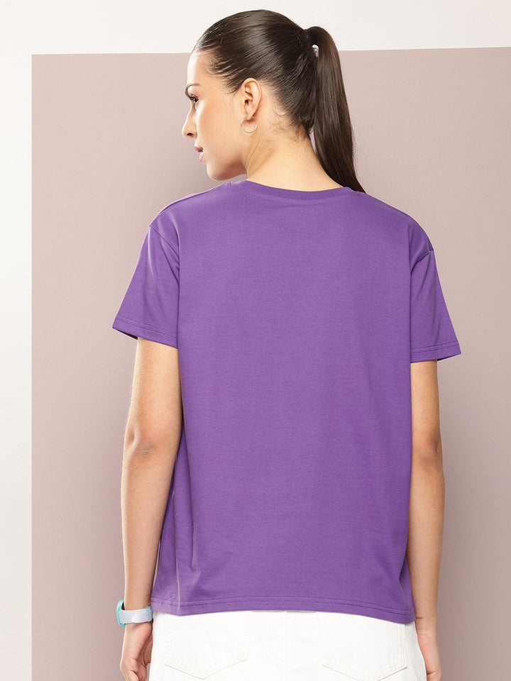DILLINGER Typography Embroidered Pure Cotton Boxy T-shirt