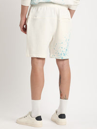 THE BEAR HOUSE Men Abstract Printed Pure Cotton Shorts