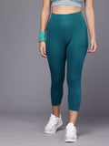 HRX by Hrithik Roshan Women PERFORMANCEBONDED Rapid-Dry Running Tights AW24_W_TG_KRS001_03