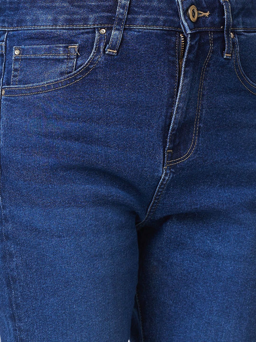 SPYKAR Women Slim Fit High-Rise Light Fade Stretchable Jeans