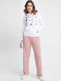 SPYKAR Women Straight-Fit Mid Rise Track Pant