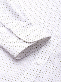 Raymond Slim Fit Micro Ditsy Printed Pure Cotton Formal Shirt