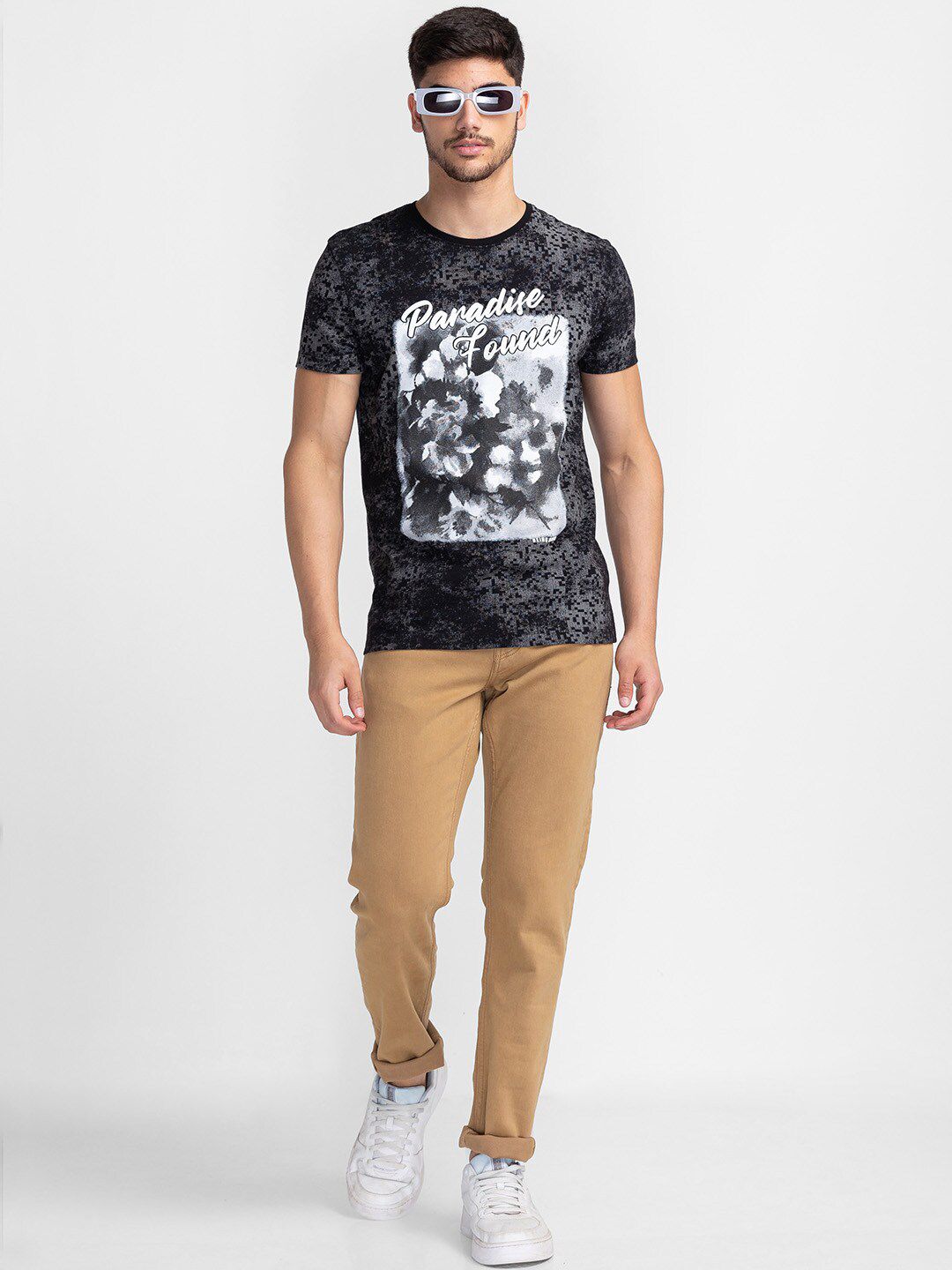 Being Human Graphic Printed Round Neck T-shirt