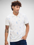 SPYKAR Men Printed Polo Collar Slim Fit T-shirt